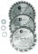 Dapetz ® 3 PC TCT Circular Fine Cutting Wood Saw Blade 160mm X 30mm 16t,24t,30t Teeth Carbide Finishing Saws For Woodworking With 20,16,10mm Bore Compatible With Bosch Makita Etc