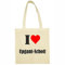 Reifen-Markt Tasche I Love Upgant-Schott Größe 38x42 Farbe Natur Druck Schwarz