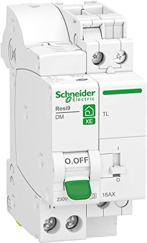 Schneider Electric - Resi9 XE - combiné disj+télérupteur - 1P+N - 16A - Courbe C - embrochable - R9ECL616
