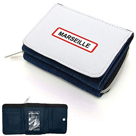 Mygoodprice Portefeuille à Rabat Porte-Monnaie Marseille Panneau Jean