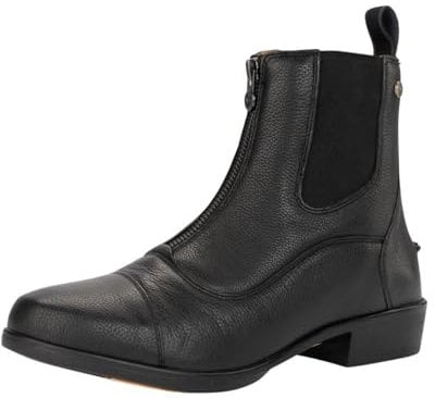 SUEDWIND FOOTWEAR Reitstiefeletten Advanced II FZ – Damen Schlupf-Stiefeletten mit Reißverschluss vorn – Chelsea Boots aus Rindleder – komfortable OrthoLite-Sohle – schwarz – Gr. 40