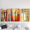 3 Panels Afrikanische Frau Leinwand Kunstdruck Triptychon Malerei Poster Wandbilder Für Wohnzimmer Dekoration Wohnkultur Kein Rahmen