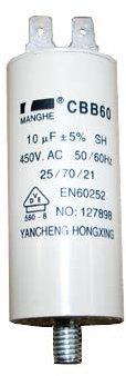 LESCHA ATIKA Ersatzteil | Kondensator 40 µF Motor 230V Betonmischer Compact 100 / LZ 100 / Tischkreissäge HT 315 / TSL 315