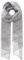 Zwillingsherz Seiden-Tuch Damen dezentes Muster - Made in Italy - Eleganter Sommer-Schal für Frauen - Hochwertiges Seidentuch/Seidenschal - Halstuch und Chiffon-Stola stilvolles Muster hgr