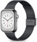 Ouwegaga Bracelet Compatible avec Apple Watch 38mm-45mm, Métallique pour iWatch Séries 9 8 7 6 5 4 3 2 1 SE Ultra 2, 38mm/40mm/41mm Noir