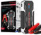 AUTOGEN Booster Batterie Voiture, 3000A 24000mAh 12V Portable Jump Starter, Démarrage de Voiture Étanche (Jusqu’à 8.0L Essence/8.0L Gazole) avec Chargeur sans Fil 10W, USB Câble QC 3.0 et Lamp LED.
