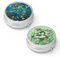 Pill Box 3 Compartment Medicine Pill Case,Portable Medicine Tablet Vitamin Holder Organizer for Purse Pocket Travel Gift… (2 Piece, Set-2-van Gogh Almond Blossom+vase with Pink Roses)