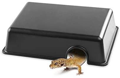 WANGCL Plastic Polypropylene Reptile Hider for Snakes Spider Lizards (Large Hide)