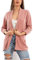 Toocool Blazer Donna Giacca Elegante Casual Basic Monopetto Primavera VI-80021 [Taglia Unica,Rosa Antico]