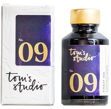 Tom's Studio - Fountain Pen Ink 50ml, Juniper Purple | Glass Ink Bottles For Fountain Pens