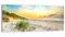 DEQORI Glasbild Echtglas | Motiv Baltischer Dünenstrand | horizontal einteilig 150x60 cm | schöne Dekoration | Wandbild für Wohnzimmer, Schlafzimmer, Flur & Küche | moderne Wanddeko