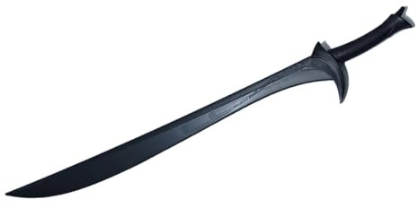 Martial Arts Schwert aus Polypropylen, für Cosplay, Orkrist, 90,9 cm, Schwarz