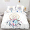 phonxia Housse de Couette 90x190 Fille Attrape Rêve Rose Parure de Lit 90x190 Enfant Imprimées Réversibles Sets de Housses de Couettes Microfibre avec Fermeture Éclair avec 2 Taie d'oreiller 65x65 cm