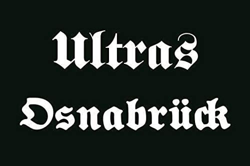 U24 Aufkleber Ultras Osnabrück Flagge Fahne 18 x 12 cm Autoaufkleber Sticker