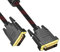 MMOBIEL Adaptateur de Câble DVI - DVI-D Mâle Dual Link - Convertisseur De Câble Vidéo Pour Moniteur, PC, TV, projecteur - 1080p Full HD 60Hz - Connecteur Or 5m