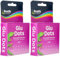 Bostik Glu Dots on a Roll - Extra Strong, Double-Sided Glue Dots, For Instant Fixing & Crafts, Easy to Use, No Mess, Clear, x200 Glu Dots (Pack of 2)