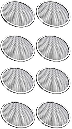 PAMENET 8 Stück Sprossensiebdeckel, Edelstahl-Deckel-Sieb für 86 mm normale Öffnung (Ring nicht im Lieferumfang enthalten)