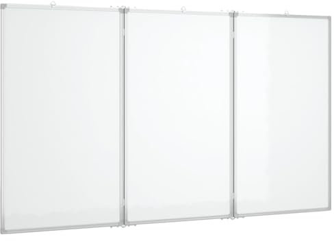vidaXL Tableau blanc magnétique pliable 150x80x1,7 cm aluminium, tableau blanc pliable, tableau blanc pliable effaçable à sec, tableau blanc magnétique effaçable à sec