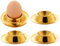Tsffae Coquetier Plateau À Oeufs 4 Pièces en Acier Inoxydable Bouilli Oeuf Coquetier Support Outils Oeufs Support De Coquetier Outils De Cuisine