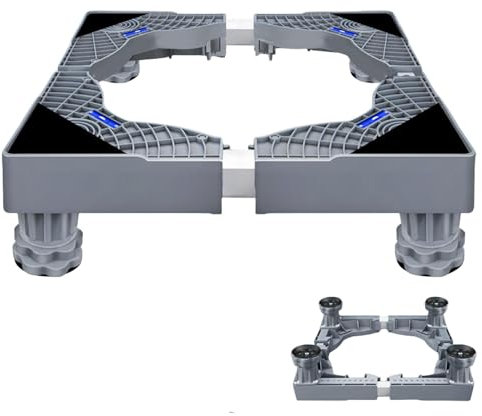 Washing Machine Stand | Small Refrigerator Stand,Adjustable Refrigerator Stand, Washing Machine Pedestal, Multi-Functional Base for Dryer