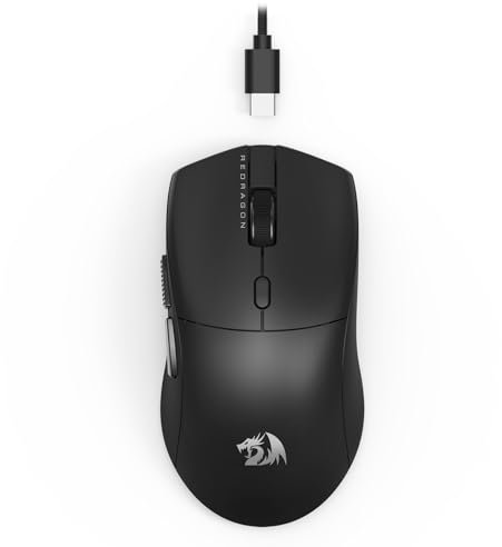Redragon Gaming Mouse, 44G Ultra-Light 8K Polling Rate 26000 DPI Mouse, Full Programmable Buttons, Software Supports DIY Keybinds & Adjustable DPI, M815