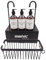Huniox® Bath – Porta Sapone per Doccia - Porta Bagnoschiuma da Doccia - Mensola Doccia da Appendere - Porta Shampoo Doccia Senza Forare - Porta Bagnoschiuma Doccia - Mensola Doccia (BLACK, BASKET)