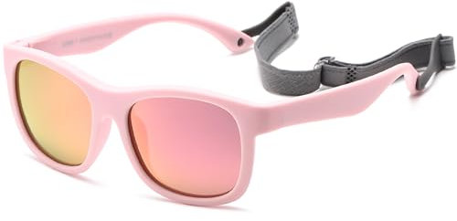 Musivon Occhiali da Sole Bambino 6 mesi-3 anni, Occhiali da Sole Polarizzati per Bambini con Protezione UVA e UVB con Custodia