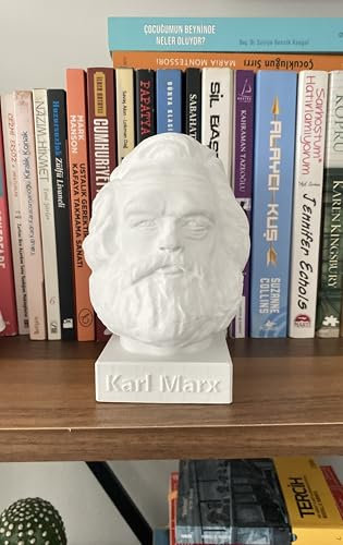 K. Marx Büste, 15 cm, Heimdekoration, Philosoph Marx, Bücherregal Dekor
