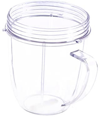 TOPBATHY 18 Oz Ersatzbecher Mit Griff Lebensmittelecht Kompatibel Mit Mixer 600 w Ersatzteil Für Entsafter Zubehör