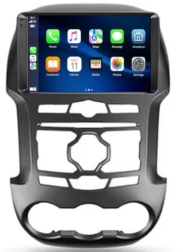 ADDUE Android 14 Radio Coche 9 Pulgadas Radio de Coche con Navegación GPS Car Radio con GPS Navegación,Bluetooth,Radio,FM,para Ford Ranger 3 2011-2015,B 4 Core WiFi 1G+32G