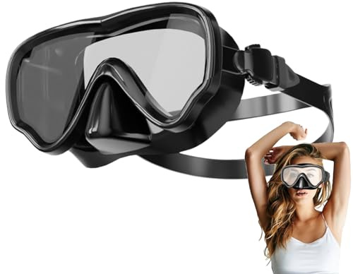 Maschera Da Immersione,Anti-appannamento per Apnea | Maschera Da Nuoto Impermeabile Confortevole per Uomini Donne Adolescenti Snorkeling E Sport Acquatici