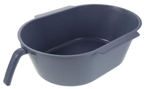 Beavorty Toiletteneimer Ersatz mit Griff aus Kunststoff für Ältere Menschen und Rollstuhlfahrer Tragbarer Toilettenstuhleimer für Einfache Reinigung und Erhöhte im Pflegealltag