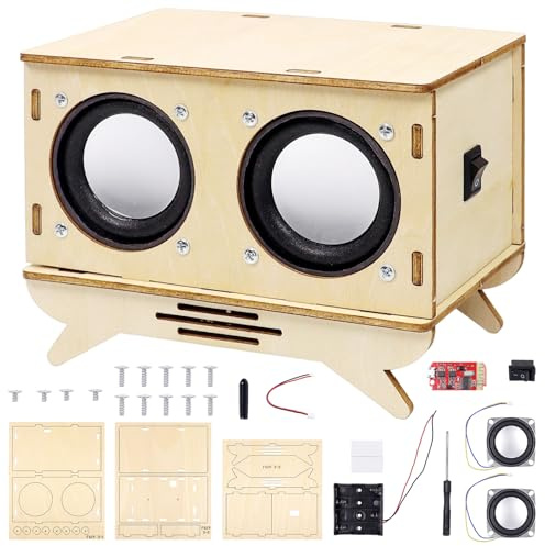 Speaker Kit, DIY Electronic Bluetooth Speaker with Stand