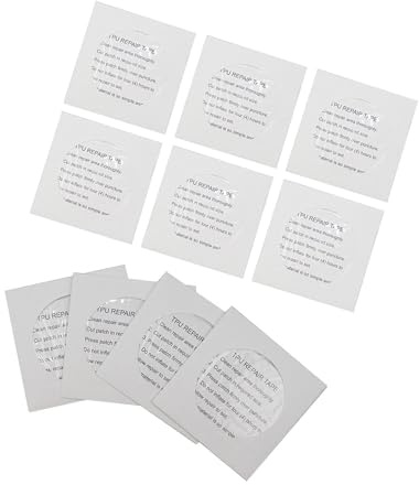 AMSLSIU 10pcs TPU Patch for Raincoat Tent Jacket Air Mattress Quick and Easy Repair