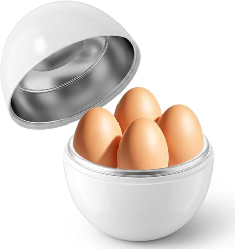 Mikrowellen Eierkocher, Eierdämpfer in Hühnerform | Eierkocher Mikrowellen für 1/4 Eier, Kocher Für Hart Oder Weich Gekochte Eier, Schnelles Kochen