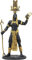 Ägyptischer Ibis Thoth halten wurde Leitung und Ankh 30,5 cm Statue Magic Technologie