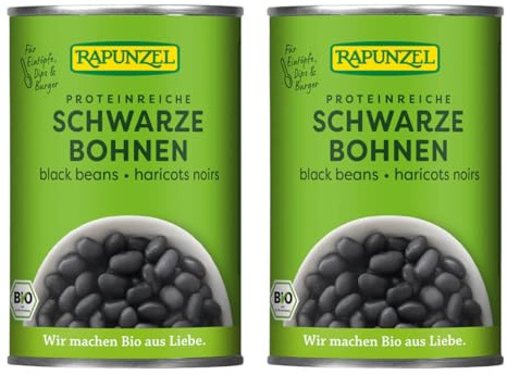 Rapunzel Bio Schwarze Bohnen in der Dose (2 x 400 gr)