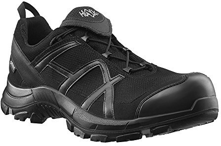 Haix Black Eagle Safety 40 Low Black/Black S3-Sicherheitsschuhe für Handwerk und Industrie. 45