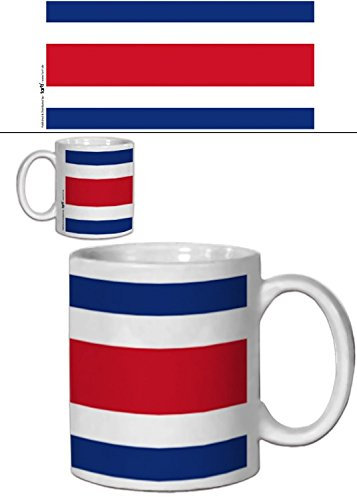 1art1 Costa Rica Flaggen Der Welt Foto-Tasse Kaffeetasse 9x8 cm