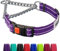 CollarDirect Reflektierendes Hundehalsband, Martingale-Halsbänder, seitliche Schnalle, Kette Training, verstellbare Haustier Halsbänder (Violett, M, 35-42 cm)