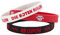 RB Leipzig RB Leipzig Armband 3er Set - rot, weiß und schwarz - Silikon Band RBL - Plus Lesezeichen Wir lieben Fußball