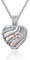 TANGPOET Asche Halskette 925 Sterling Silber Urnenketten für Asche Herz Memorial Feuerbestattung Schmuck Asche Andenken Anhänger Halskette für Mama Papa Frauen Männer Haustier mit Trichterfüller Kit