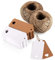 Carehabi - Lot de 100 étiquettes en papier kraft avec de jute 50M pour cadeaux de mariage, Noël, fête, décoration