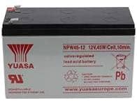 Yuasa NP1.2-12FR Lead Acid Battery - 12V, 1.2Ah
