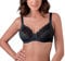 Cotonella 1 Pezzo Reggiseno L'Altra CD056 con Inserti in Pizzo Senza Ferretto- Coppa C, Nero 4