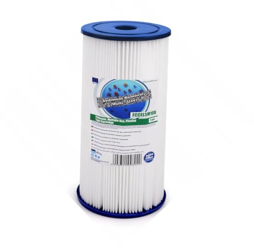 Aquafilter 20 Micron 10 x 4.5 Pleated Washable Sediment Water Filter (1)