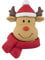 iSpchen Auto Vent Lufterfrischer Clip Weihnachten Schneemann Hirschkopf Dekofigur Auto Duft Parfüm Aromatherapie Aroma Diffusor Weihnachtsdeko Ornament Auto Innenraum Zubehör Dekoration