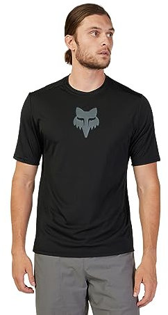 Fox Racing Ranger Ss Jersey Lab Head Windbreaker Herren, Schwarz, M