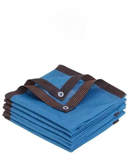 Rete Ombreggiante Tasso di ombreggiatura del 90% a 12 pin addensato -UV HDPE rete ombreggiante nera pergola esterna garage for auto rete ombreggiante for tettoia antipioggia ( Color : Blauw , Size : 2