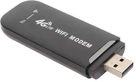 Punto de Acceso WiFi USB 4G Portátil para Viajes Con Función de Cifrado, MiFi Móvil Compatible Con 10 Conexiones de Dispositivos (Negro)
